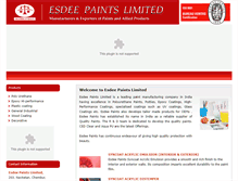 Tablet Screenshot of esdeepaints.com